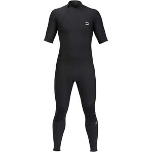 Billabong Men's Short Sleeve Wetsuit 2/2mm Absolute GBS Back Zip Surf Suit Small